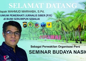 Ketua Umum Pemerhati Jurnalis Siber (PJS), Mahmud Marhaba [dok istimewa]