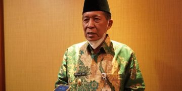 Wakil Gubernur Jambi Abdullah Sani saat memberi sambutan [dok. Novriansah]