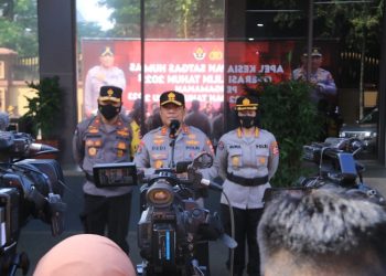 Kepala Divisi Humas Polri, Irjen Dedi Prasetyo, saat konfernsi pers di Jakarta, Senin (19/12/2022). [dok Humas Polri]