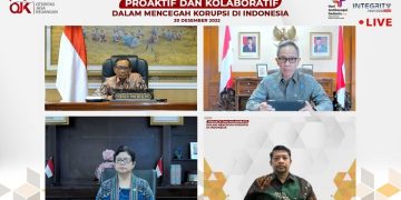 Webinar Hari Anti Korupsi Sedunia (Hakordia) Tahun 2022 yang digelar OJK pada Selasa, 20 Desember 2022. [Foto Humas OJK]