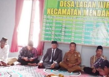 Acara syukuran dan peresmian Kantor Desa Lagan Ilir, Senin (26/12/2022). [Foto Mul]
