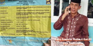 Kepala Desa Rambutanmasam, A Roni Ali. [Foto Jambiseru.com]