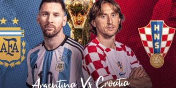 Kapten kedua kesebelasan Lionel Messi & Luca Modric [dok istimewa]