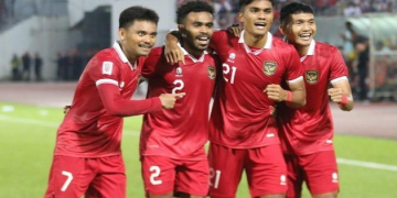 Selebrasi para pemain Timnas setelah menang besar 7-0 menghadapi Brunei di KLFA Stadium, Kuala Lumpur, Senin (26/12/2022) sore WIB. [foto: bola.net]