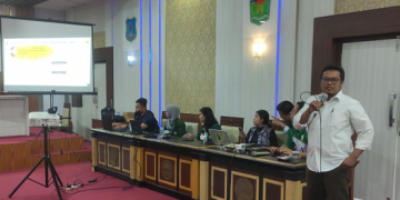 FGD DPW APRI Provinsi Jambi membahas soal Izin Tambang Rakyat di Ruang Pola Kantor Gubernur Jambi. [Foto Humas APRI Provinsi Jambi/Jogi Sirait]