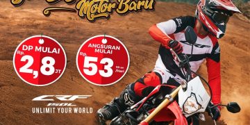 Poster promo sepeda motor Honda New CRF150L. [Foto Sinsen]