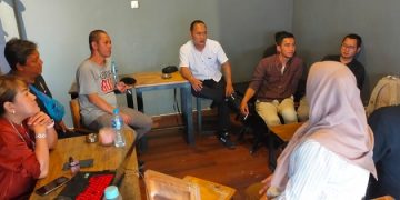 Para pengurus Aliansi Intansi Penerima Wajib Lapor (IPWL) Sosial Indonesia. [Foto Aliansi IPWL Sosial Indonesia]