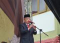 Gubernur Jambi, Al Haris, saat menyampaikan arahan pada Pameran Ajang Kreasi Siswa Noesantara SMANSA (PANORAMA) SMA Negeri 1 Kota Jambi, di Halaman SMA Negeri 1 Kota Jambi, Kamis (26/01/2023). [Foto Diskominfo Provinsi Jambi/Patra]
