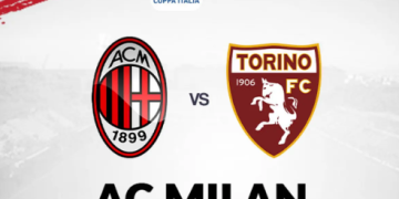 Coppa Italia 2022/2023 AC Milan vs Torino di Stadion Sansiro, Kamis (12/1/2023). [bola.com]