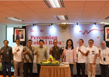 Peresmian Site Contact Center Kontak OJK 157 di Wisma Mulia 2 Jakarta, Jumat (6/1/2023). [dok OJK]