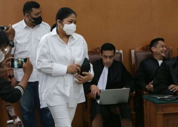 Istri mantan Kadiv Propam Polri Ferdy Sambo, Putri Candrawathi, divonis 20 tahun penjara. [Foto Kompas.com/Kristianto Purnomo]