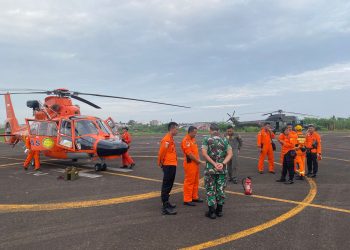 Persiapan proses evakuasi Kapolda Jambi dan rombongan, Selasa (21/02/2023). [dok Aurduri.com/Wahyu]