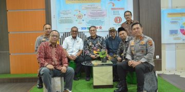 Kunjungan Kapolda Jambi di Ruang Rektor Unja, Senin, (6/2/2023). [dok Humas Polda Jambi]