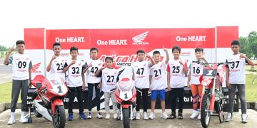 Seleksi siswa AHRS yang diselenggarakan di AHM Safety Riding Park, Deltamas, Cikarang, Jawa Barat, Minggu (26/2/2023). [Dok. AHM]