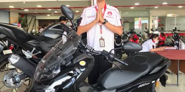 New Honda ADV160. [Foto: Sinsen/Ajeng Tria Eka]