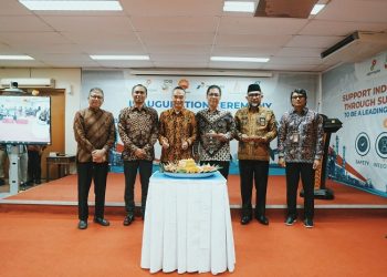 Kegiatan Inauguration Ceremony of 2023-2043 Jabung Working Area Operation Continuation yang diselenggarakan Petrochina di Geragai Camp, Kabupaten Tanjung Jabung Timur, Provinsi Jambi, pada Senin malam (27/2/2023). [Foto: Humas SKK Migas/Lutfi]