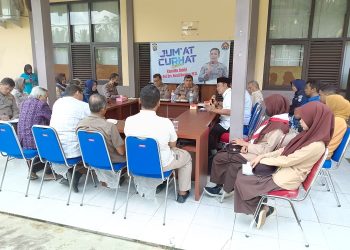 Pelaksanaan Jum'at Curhat Polda Jambi Bersama Staf Kwarda, Perwakilan Puslitbang dan Pusdiklat, Jum'at, (10/03/2023).. [Foto: Humas Polda Jambi]