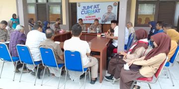Pelaksanaan Jum'at Curhat Polda Jambi Bersama Staf Kwarda, Perwakilan Puslitbang dan Pusdiklat, Jum'at, (10/03/2023).. [Foto: Humas Polda Jambi]