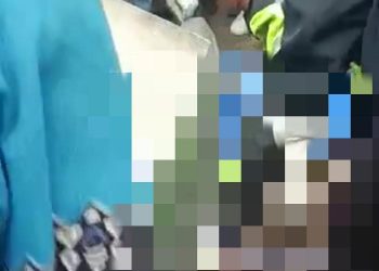 Korban kecelakaan di mendalo, Rabu (15/3/23). [Dok. Rafli Dwi Putra]