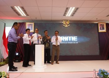 Peluncuran aplikasi Portal Informasi dan Monitoring Efek IKNB (PRIME) di Kantor OJK, Senin (20/03/2023). [Foto: Humas OJK]