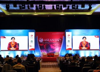 Kegiatan High - Level Dialogue on Promoting Digital Financial Inclusion and Literacy for MSMEs di Bali, Rabu (29/03/2023). [Dok. OJK]