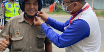 Instruktur Safety Riding, Agung Sanjaya. [Foto: Sinsen/Ajeng]