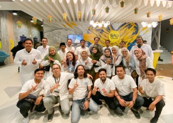 Sinsen gelar buka puasa bersama awak media berlokasi di Yello Hotel, Sabtu (08/03/2023). [Foto: Sinsen]