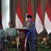 Gubernur Jambi, Al Haris, mengikuti Pengukuhan Kepala Perwakilan Bank Indonesia Provinsi Jambi, bertempat di  Swiss-Belhotel Jambi, Senin, (10/04/ 2023). [Foto: Diskominfo/Harun]