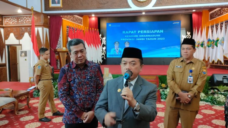 Statement Gubernur Al Haris terkait larangan angkutan batu bara beroperasi jelang H-7 lebaran. [Dok. Diskominfo]