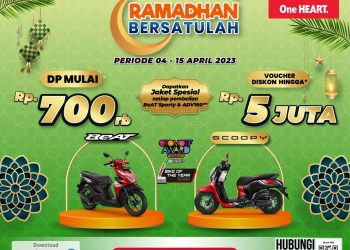 Banner Honda Virtual Expo bertajuk “Ramadhan Bersatulah”. [Dok. Sinsen]