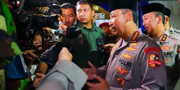 Kapolri, Jenderal Listyo Sigit Prabowo saat diwawancarai di PP Muhammadiyah, Jakarta, Jumat (14/4/2023). [Dok. Div Humas Polri]