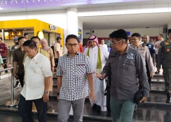 Ketua Umum DPP PJS, Mahmud Marhaba saat membicarakan kesiapan pelaksanaan Rapimnas dan HUT I PJS di Gorontalo, Kamis (04/05/2023). [PJS]