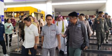 Ketua Umum DPP PJS, Mahmud Marhaba saat membicarakan kesiapan pelaksanaan Rapimnas dan HUT I PJS di Gorontalo, Kamis (04/05/2023). [PJS]