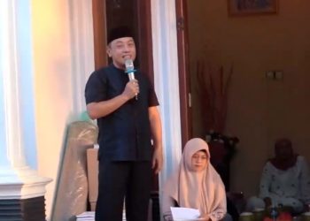 Sekda Tanjab Timur Sapril, saat menyampaikan sambutan. [Dok. Diskominfo]