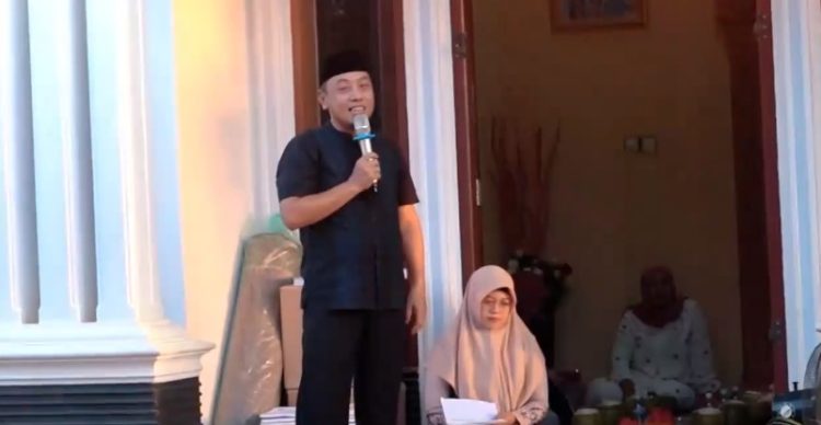 Sekda Tanjab Timur Sapril, saat menyampaikan sambutan. [Dok. Diskominfo]