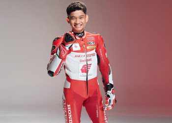Fadillah Arbi Aditama pebalap JuniorGP AHRT. [Dok. Sinsen]