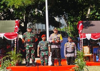 Kapolri, Jenderal Listyo Sigit saat pimpin Apel Gelar Pasukan pengamanan KTT ASEAN di Labuan Bajo, Nusa Tenggara Timur (NTT), Sabtu, (06/05/2023). [Dok. Div Humas Polri]