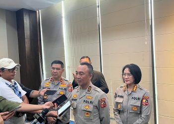 Kepala Divisi Humas Polri, Irjen Sandi Nugroho, saat memberi keterangan kepada awak media. ([oto: Humas Polri]