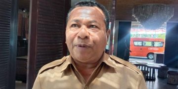 Staf Ahli Bupati Sikka, Kensius Didimus. [Dok. reportase8/Stepanus Hendra]