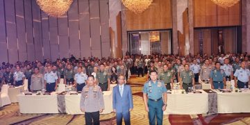 Kapolda Jambi, Irjen Pol. Rusdi Hartono saat ikuti kegiatan pertemuan bersama Menkopolhukam RI di East Java Ballroom, The Westin Jakarta pada Senin, (29/05/2023). [Dok. Humas Polda Jambi]