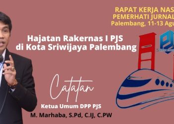 Ketum DPP PJS, Mahmud Marhaba pada Rakernas I PJS di Kota Palembang. [Dok: PJS]