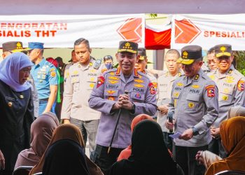 Kapolri Jenderal Listyo Sigit Prabowo menghadiri kegiatan Baksos Kesehatan di Jatim, Kamis (22/6/2023). [Foto: Div Humas Polri]