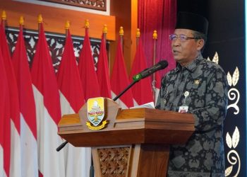 Wagub pada Pembukaan Musyawarah Wilayah ICMI Organisasi Wilayah Jambi di Auditorium Rumah Dinas Gubernur Jambi, Sabtu (03/06/2023). [Foto: Diskominfo/Novriansah]