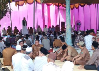 Al Haris saat hadiri selamatan Pimpinan Ponpes Nurul Jalal di Kabupaten Tebo, Senin (05/06/2023). [Foto: pariwarajambi.com/Riki]