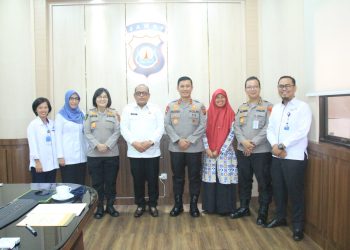 Kunjungan Silaturahmi Kepala Perwakilan BKKBN Provinsi Jambi di Gedung Mapolda Jambi, Rabu (07/06/2023). [Dok. Humas Polda Jambi]