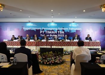 Suasana RUPST tahun buku 2022 yang berlangsung di hotel Borobudur, Kamis (15/05/2023). [Foto: Pemerhati Jurnalis Siber/Mahmud Marhaba]