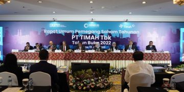 Suasana RUPST tahun buku 2022 yang berlangsung di hotel Borobudur, Kamis (15/05/2023). [Foto: Pemerhati Jurnalis Siber/Mahmud Marhaba]