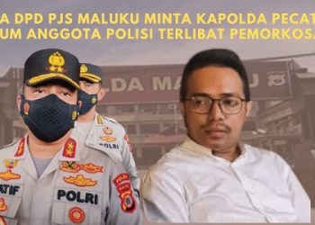 Foto Kapolda Maluku Irjen Pol Lotharia Latif dan Ketua DPD PJS Maluku, Amos Laipeny. [Dok. PJS]