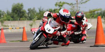 Pebalap Belia Astra Honda Racing School, Nelson Caeroli Ardheniansyah saat Ikuti Program Pembekalan Kelas Dunia (12). [Dok. AHM]
