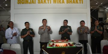 Kasrem 042/Gapu Sambangi Markas Polda Jambi, Senin (3/7/2023). [Foto: Penrem 042/Gapu]